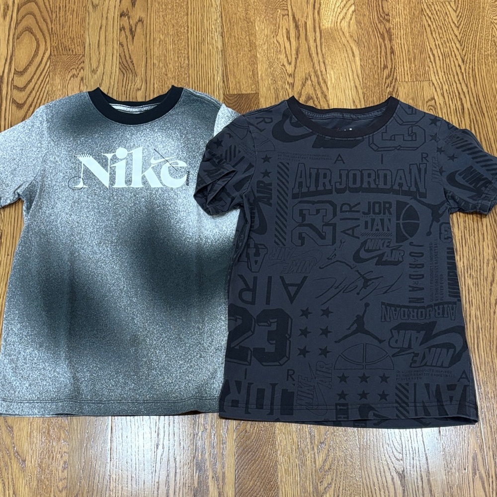Nike Kids' Short Sleeve Tees - Black and Gray